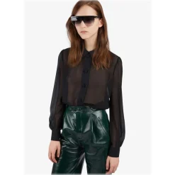 Givenchy Eyewear Givenchy - GV Squared Oversized Sunglasses in Acetate and Metal - Black - Sunglasses - - Avvenice