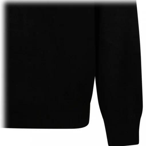 Givenchy - Inlay Logo Black Wool Pullover - Exclusive Luxury Collection - Avvenice^ Knitwears