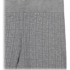 Givenchy - Kids Grey Logo Jacquard Leggings - Exclusive Luxury Collection - Avvenice^ Trousers