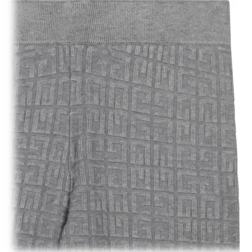 Givenchy - Kids Grey Logo Jacquard Leggings - Exclusive Luxury Collection - Avvenice^ Trousers
