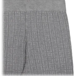 Givenchy - Kids Grey Logo Jacquard Leggings - Exclusive Luxury Collection - Avvenice^ Trousers