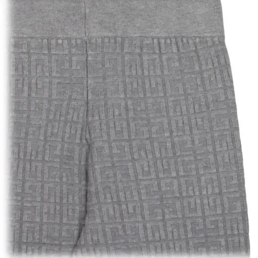 Givenchy - Kids Grey Logo Jacquard Leggings - Exclusive Luxury Collection - Avvenice^ Trousers