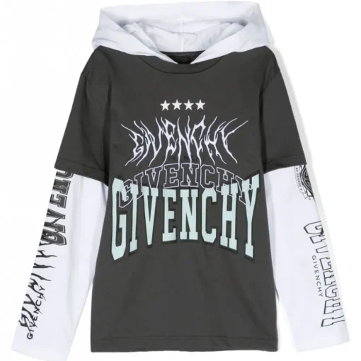 Givenchy - Kids Hoodie in Dark Grey - Exclusive Luxury Collection - Avvenice^ Sweatshirts