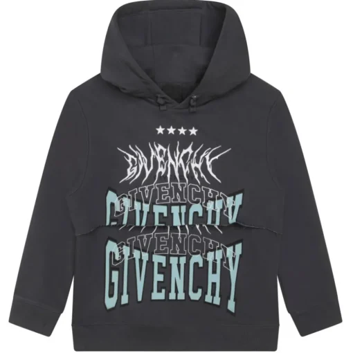 Givenchy - Kids Hoodie in Dark Grey - Exclusive Luxury Collection - Avvenice
