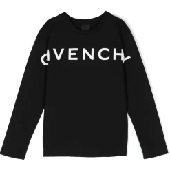 Givenchy - Kids Long Sleeve T-Shirt in Black - Exclusive Luxury Collection - Avvenice^ T-shirt