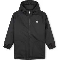 Givenchy - Logo-Embroidered Hooded Coat in Black - Exclusive Luxury Collection - Avvenice