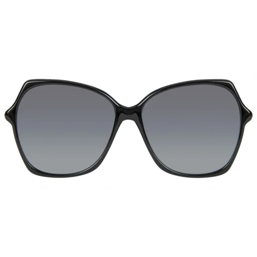 Givenchy Eyewear Givenchy - Oversized Sunglasses with Metal Soul Rings Gold and Gray Lenses - Sunglasses - - Avvenice^ Sunglasses & Eyewear
