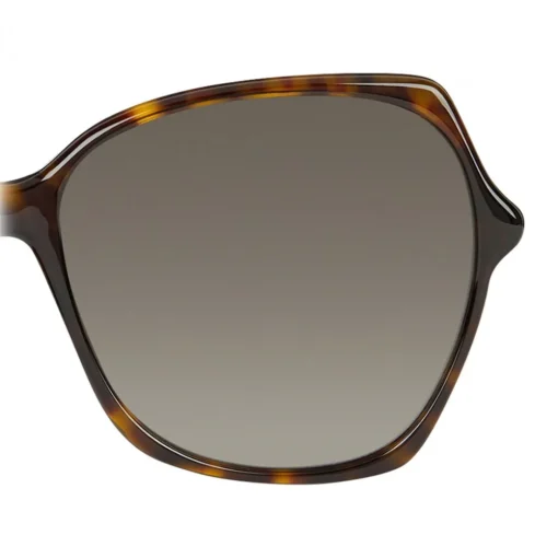 Givenchy Eyewear Givenchy - Oversized Sunglasses with Metal Soul Rings Gold and Brown Lenses - Sunglasses - - Avvenice