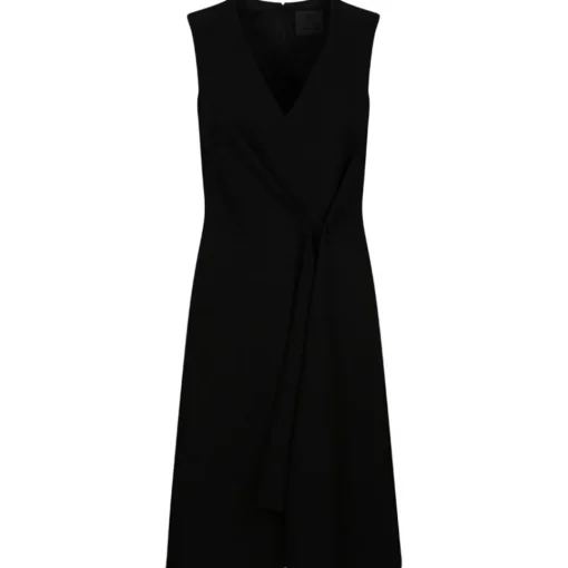 Givenchy - Pleated Buttoned Cady Dress - Exclusive Luxury Collection - Avvenice