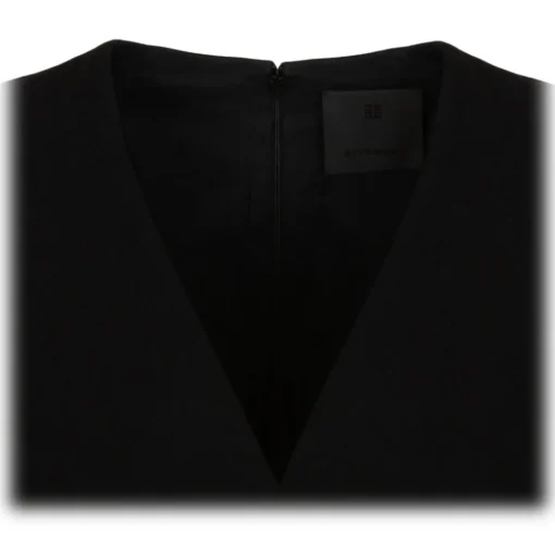 Givenchy - Pleated Buttoned Cady Dress - Exclusive Luxury Collection - Avvenice