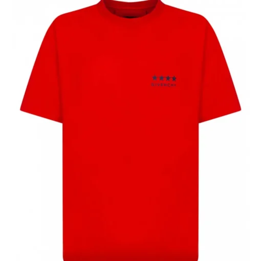Givenchy - Red 4G T-Shirt - Exclusive Luxury Collection - Avvenice^ T-shirt