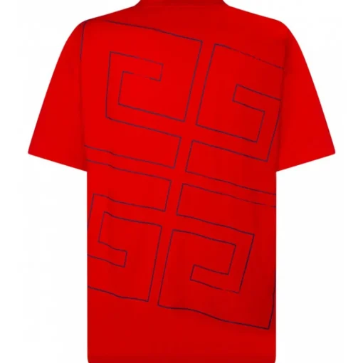 Givenchy - Red 4G T-Shirt - Exclusive Luxury Collection - Avvenice^ T-shirt