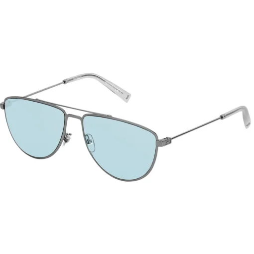Givenchy Eyewear Givenchy - Sunglasses GV Cut in Metal - Ruthenium Blue - Sunglasses - - Avvenice^ Sunglasses & Eyewear