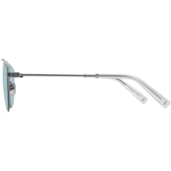 Givenchy Eyewear Givenchy - Sunglasses GV Cut in Metal - Ruthenium Blue - Sunglasses - - Avvenice^ Sunglasses & Eyewear
