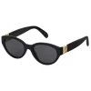 Givenchy Eyewear Givenchy - Sunglasses GV3 Round in Acetate - Black Grey - Sunglasses - - Avvenice^ Sunglasses & Eyewear