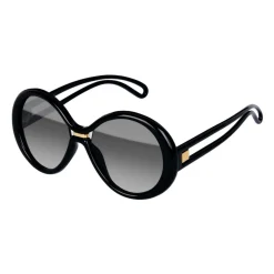 Givenchy Eyewear Givenchy - Sunglasses Round Oversize Silhouette in Optyl - Black - Sunglasses - - Avvenice^ Sunglasses & Eyewear