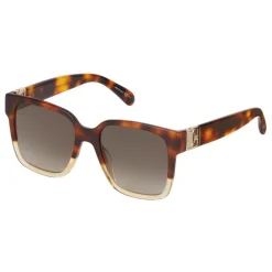 Givenchy Eyewear Givenchy - Sunglasses Two Tone GV3 Square in Acetate - Havanna Honey Brown - Sunglasses - - Avvenice^ Sunglasses & Eyewear