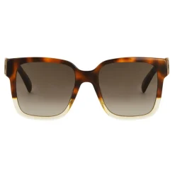 Givenchy Eyewear Givenchy - Sunglasses Two Tone GV3 Square in Acetate - Havanna Honey Brown - Sunglasses - - Avvenice^ Sunglasses & Eyewear