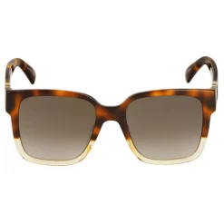 Givenchy Eyewear Givenchy - Sunglasses Two Tone GV3 Square in Acetate - Havanna Honey Brown - Sunglasses - - Avvenice^ Sunglasses & Eyewear