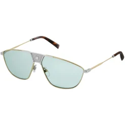 Givenchy Eyewear Givenchy - Sunglasses Unisex GV Mesh in Metal - Gold Blue - Sunglasses - - Avvenice