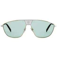 Givenchy Eyewear Givenchy - Sunglasses Unisex GV Mesh in Metal - Gold Blue - Sunglasses - - Avvenice