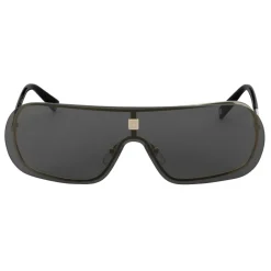 Givenchy Eyewear Givenchy - Sunglasses Unisex GV Eclipse in Metal - Gold Grey - Sunglasses - - Avvenice