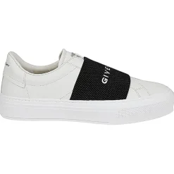 Givenchy - White and Black Calf Leather City Sport Sneakers - Exclusive Luxury Collection - Avvenice^ Shoes