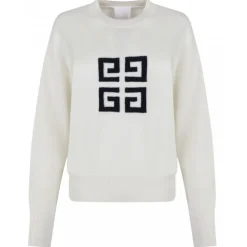 Givenchy - White 4G Sweater - Exclusive Luxury Collection - Avvenice^ Knitwears