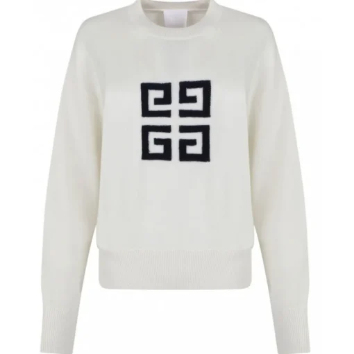 Givenchy - White 4G Sweater - Exclusive Luxury Collection - Avvenice^ Knitwears