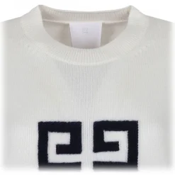 Givenchy - White 4G Sweater - Exclusive Luxury Collection - Avvenice^ Knitwears
