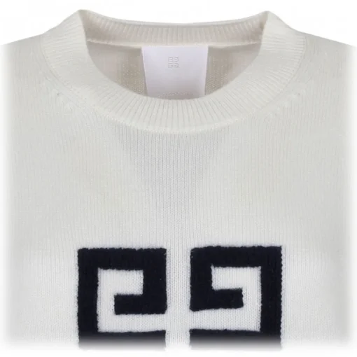 Givenchy - White 4G Sweater - Exclusive Luxury Collection - Avvenice^ Knitwears