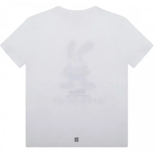 Givenchy - White Graphic Print T-Shirt - Exclusive Luxury Collection - Avvenice