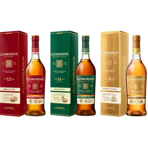 Glenmorangie - Lasanta + Quinta Ruban + Nectar d'Òr - Boxed - Whisky - Exclusive Luxury Limited Edition - 700 ml - Avvenice^ Spirits