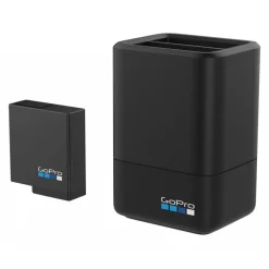 GoPro - Dual Battery Charger + Battery - HERO6 Black / HERO5 Black - Accessories - Avvenice
