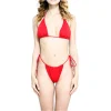 Grace - Grazia Di Miceli - Triangle Bikini "Sunshine Skyway" Red - Luxury Collection - Made in Italy - High Quality - Avvenice^ Swimwear