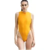 Grace - Grazia Di Miceli - One Piece Swimsuit "Tokyo" Mustard - Luxury Collection - Made in Italy - High Quality - Avvenice^ Swimwear