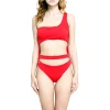 Grace - Grazia Di Miceli - Women's Trikini "Miami Beach" Red - Luxury Collection - Made in Italy - High Quality - Avvenice^ Swimwear