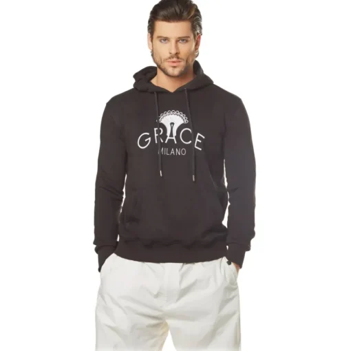 Grace - Grazia Di Miceli - Men's Dorian Hooded Sweatshirt - Luxury Collection - Made in Italy - High Quality - Avvenice