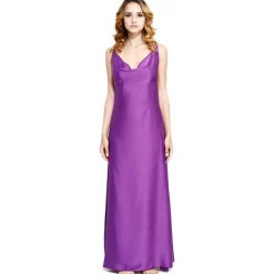 Grace - Grazia Di Miceli - "Española Way" Purple Women's Dress - Luxury Collection - Made in Italy - High Quality - Avvenice