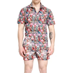 Grace - Grazia Di Miceli - Ocean Drive "Little Havana" Men's Shirt - Luxury Collection - Made in Italy - High Quality - Avvenice^ Shirts