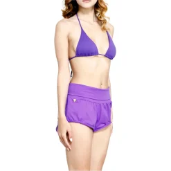 Grace - Grazia Di Miceli - Purple "Lincoln Road" Women's Shorts - Luxury Collection - Made in Italy - High Quality - Avvenice