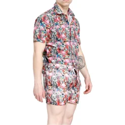 Grace - Grazia Di Miceli - Ocean Drive "Little Havana" Men's Shirt - Luxury Collection - Made in Italy - High Quality - Avvenice^ Shirts
