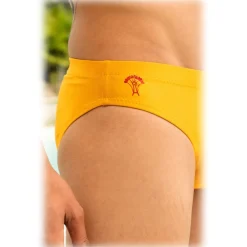 Grace - Grazia Di Miceli - Yellow Osaka Men's Briefs - Luxury Collection - Made in Italy - High Quality - Avvenice