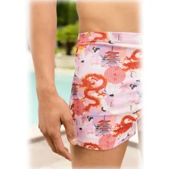 Grace - Grazia Di Miceli - Men's Boxer "Kanazawa" Itsukushima - Luxury Collection - Made in Italy - High Quality - Avvenice^ Swimwear