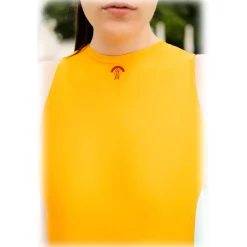 Grace - Grazia Di Miceli - One Piece Swimsuit "Tokyo" Mustard - Luxury Collection - Made in Italy - High Quality - Avvenice^ Swimwear