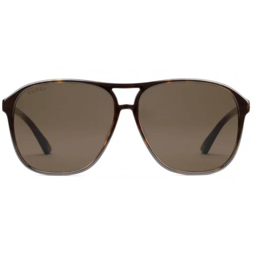 Gucci Eyewear Gucci - Acetate Aviator Sunglasses with Optimal Fit - Acetate Turtle Dark Brown Lenses - - Avvenice