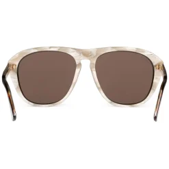 Gucci Eyewear Gucci - Acetate Aviator Sunglasses - Black Acetate Brown Lenses - - Avvenice