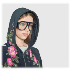 Gucci Eyewear Gucci - Acetate Glasses - Black Light Blue - - Avvenice