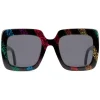Gucci Eyewear Gucci - Acetate Square Sunglasses with Glitter - Rainbow Glitter Black - - Avvenice^ Sunglasses & Eyewear