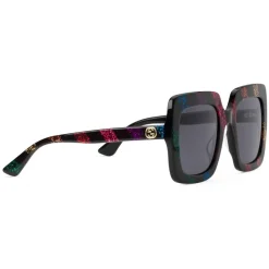 Gucci Eyewear Gucci - Acetate Square Sunglasses with Glitter - Rainbow Glitter Black - - Avvenice^ Sunglasses & Eyewear